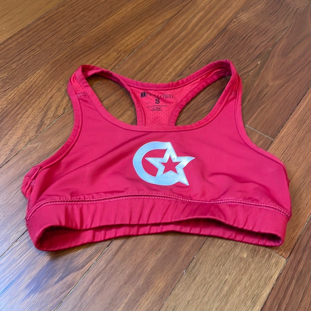 Cyclebar Red CycleStar Sports Bra